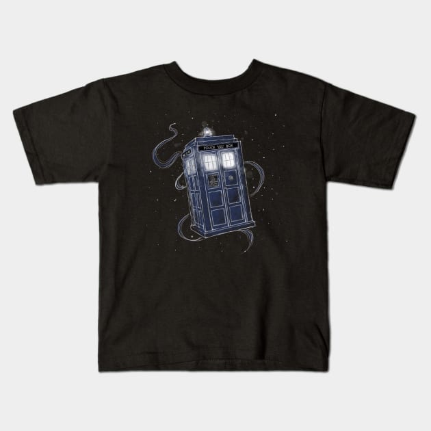 Tardis in The Space Kids T-Shirt by xMorfina